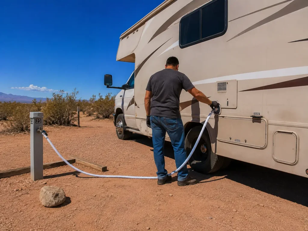 On-site RV plumbing repair service in Las Vegas